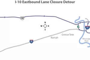 Interstate Lane Closures This Week