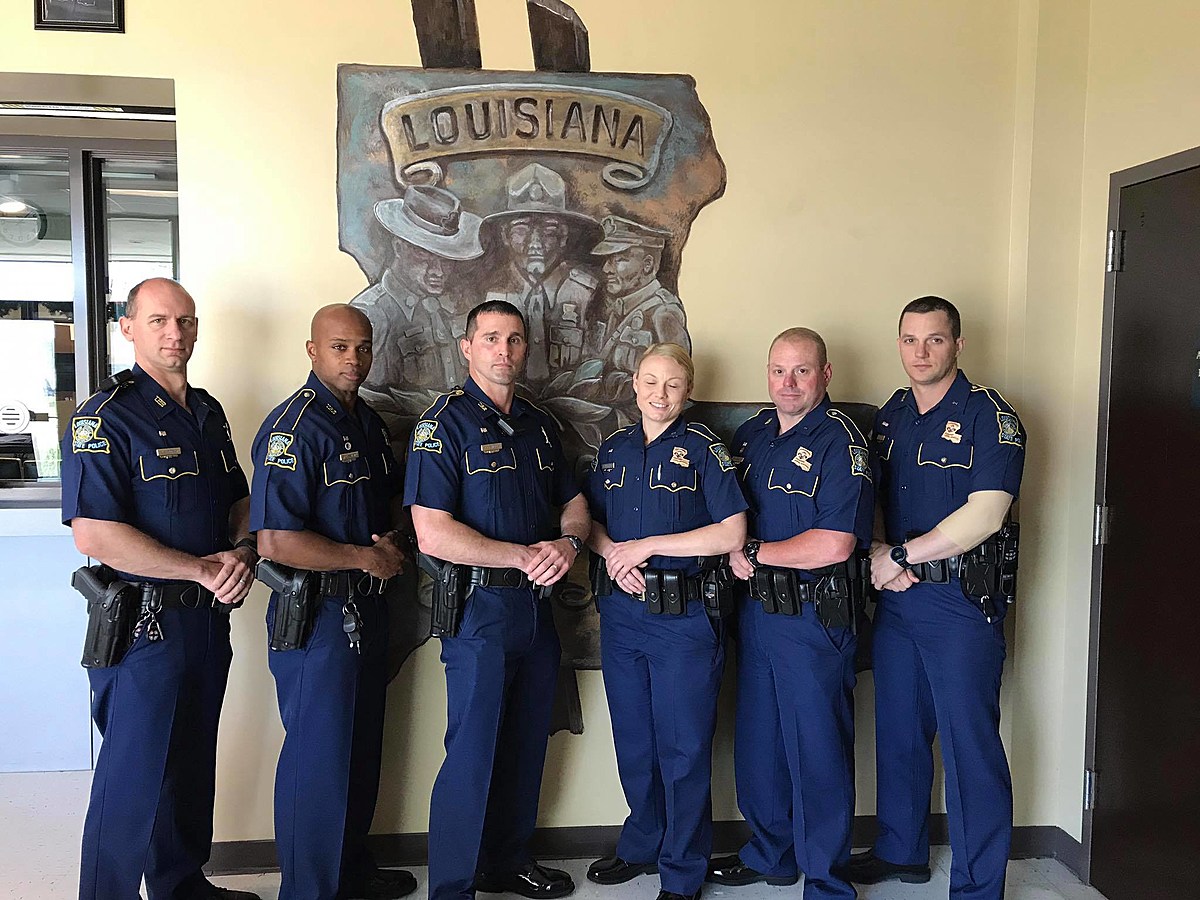 Louisiana State Police Troop I Gets Six New Troopers