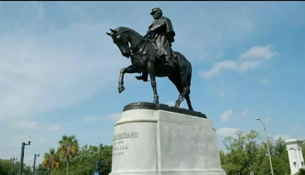 Statue Of Confederate General P.G.T Beauregard Removed By Masked Crew