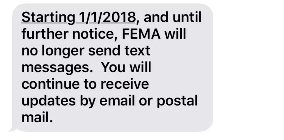 FEMA No Longer Sending Text Messages In 2018