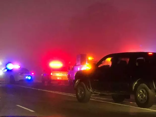 18-Wheeler Crash Causes Traffic Backup On I-49 South