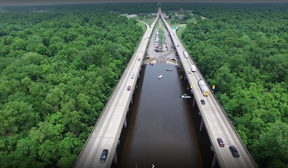 When Was the Speed Limit Lowered on the Interstate 10 Atchafalaya Basin Bridge in Louisiana?