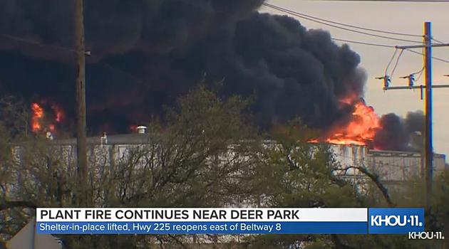 Crews work to control fire at Texas petrochemicals plant (WATCH LIVE)