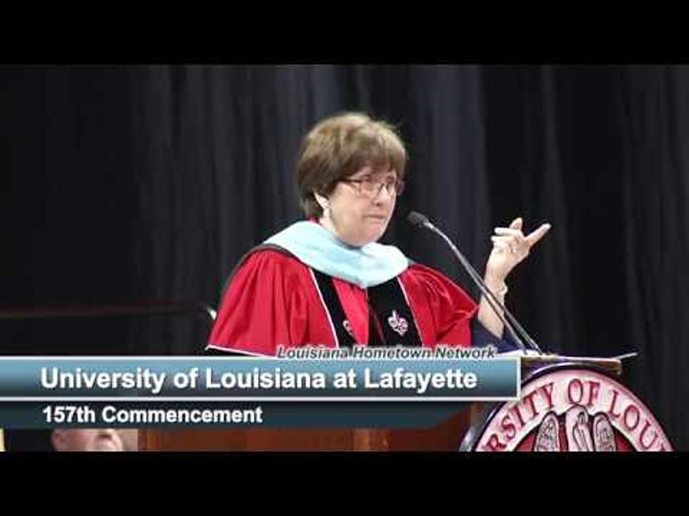 FLASHBACK: Gov Blanco Addresses UL Lafayette Graduates In 2017