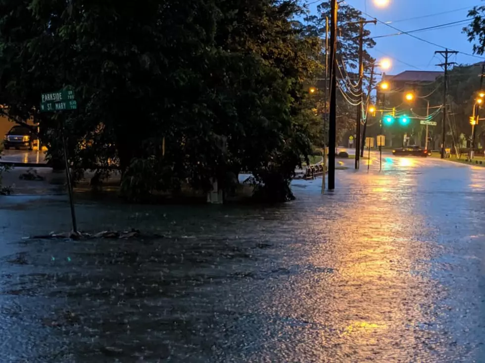 BREAKING: Downtown Lafayette Flooding Caught On Video