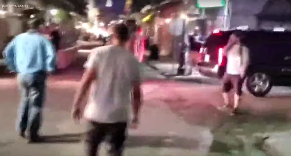 Video Shows Man Randomly Punching People in The Quarter