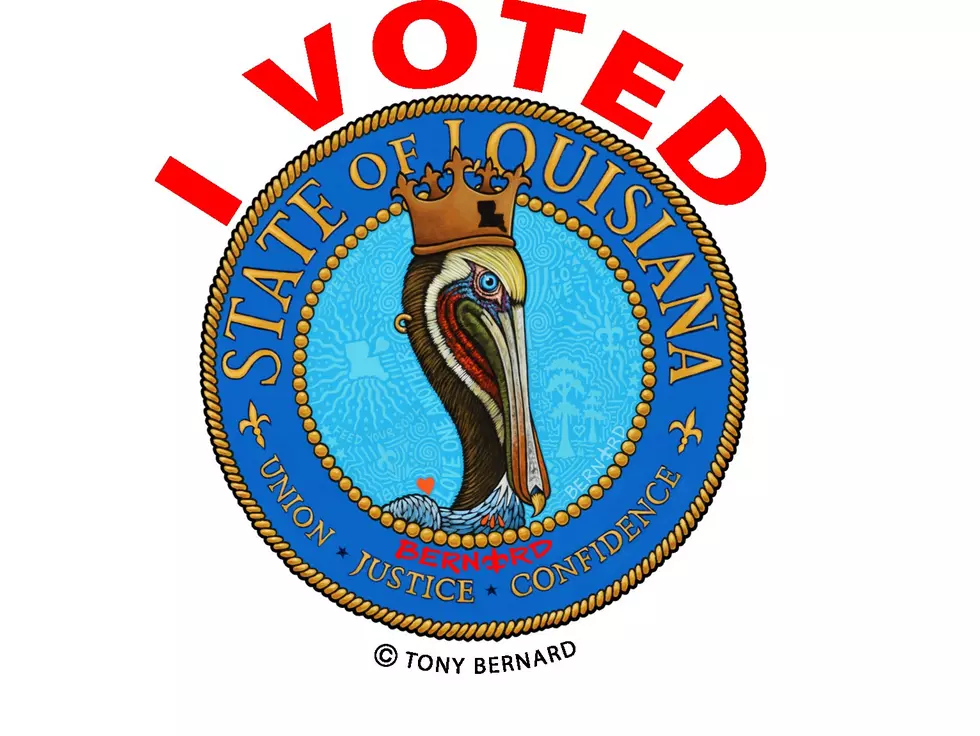 New “I Voted” Sticker Features Acadiana Artist’s Work