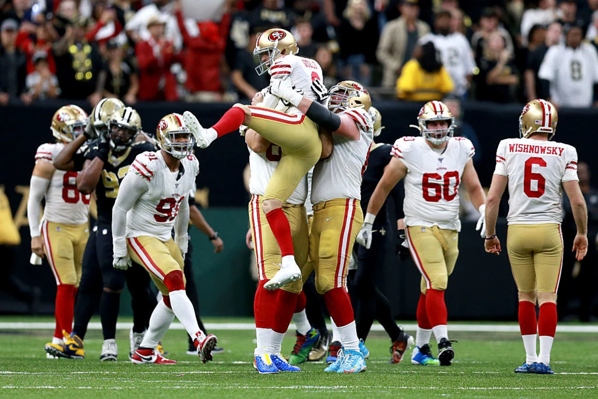 Robbie Gould's Late Field Goal Lifts SF To Crazy Win Over Saints