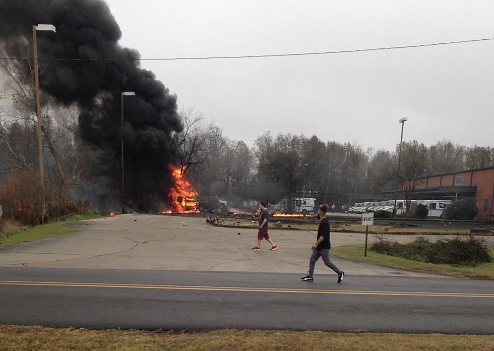 Five Fatalities After Plane Crashes In Wooded Area Behind Lafayette Pinhook Walmart