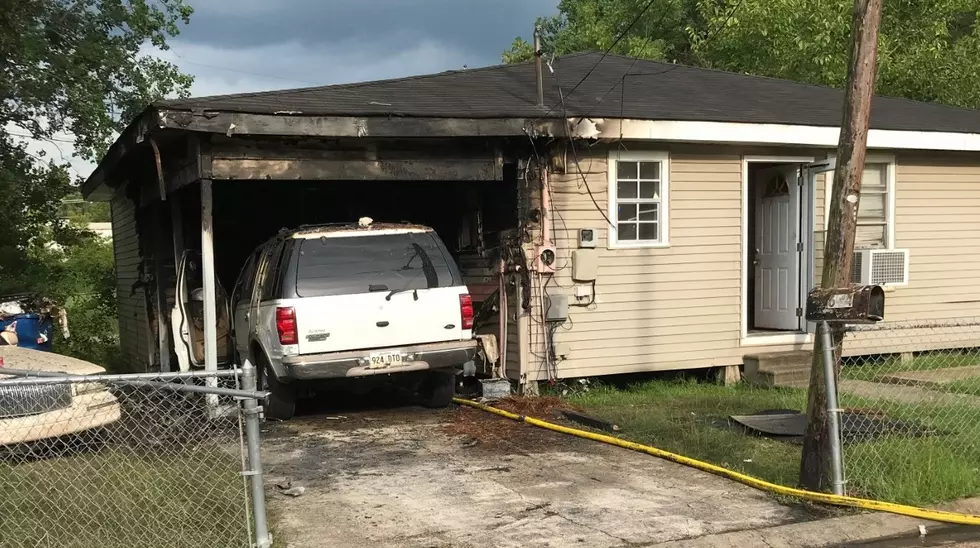 Vehicle Fire Damages Home