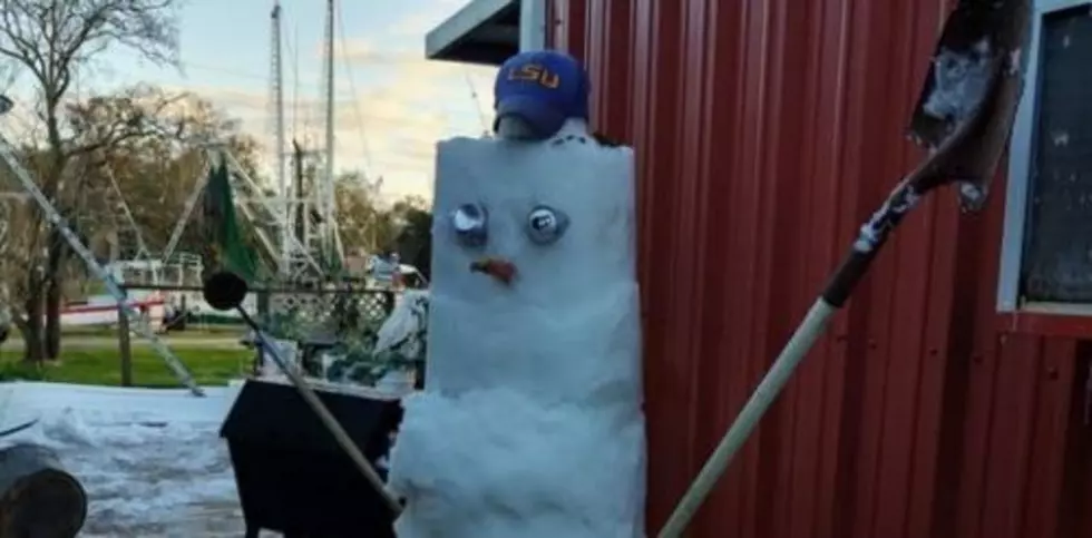 Lake Arthur Man Builds Snow Robot
