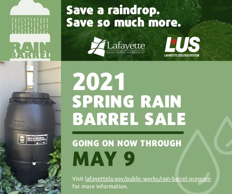 Lafayette Consolidated Government Offering Deal on Rain Barrels