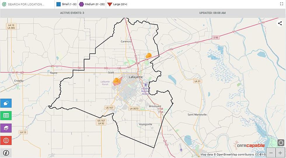 Lafayette Utilities System Outage Map Goes Online