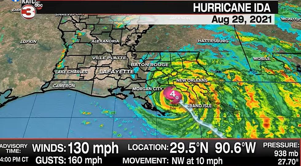 Category 4 Ida nearing the Louisiana Coast