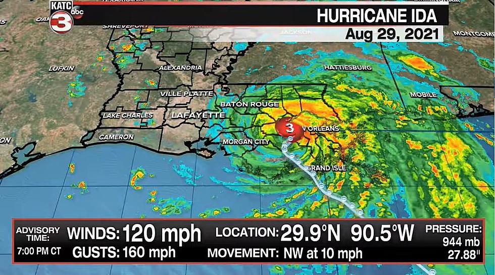 7 p.m. Update: Ida’s Progress Slows, Weakens to Cat. 3