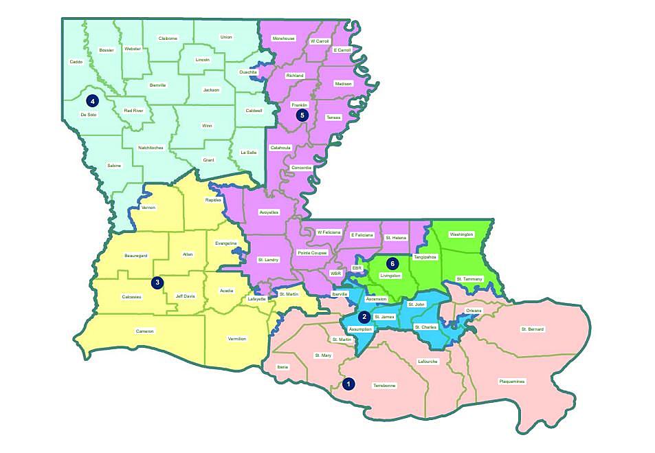 Rep. Royce Duplessis'sRedistricting Proposal (HB 712)/Louisiana Legislature