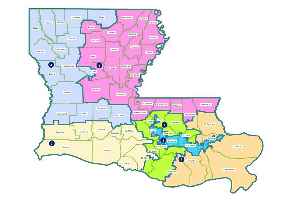 Rep. John Stefanski's Redistricting Plan (HB 608)/Louisiana Legislature