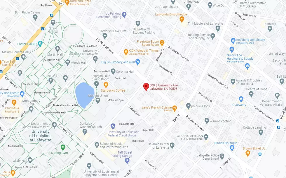500 block of E. University Ave., google maps