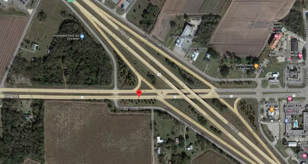 LA 14 at US 90, google maps