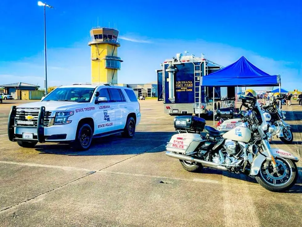 Louisiana State Police Vehicles at Command Center