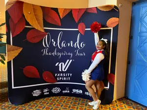 Lafayette Parish Student and All-American Cheerleader Performs...