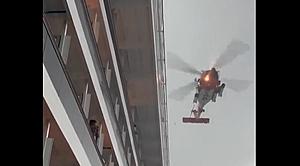 Coast Guard Helicopter Nearly Crashes into Gulf of Mexico During...