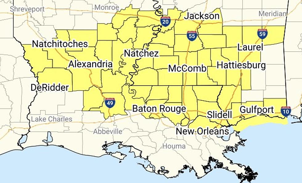 Severe Thunderstorm Watch Issued for Northern Acadiana Parishes