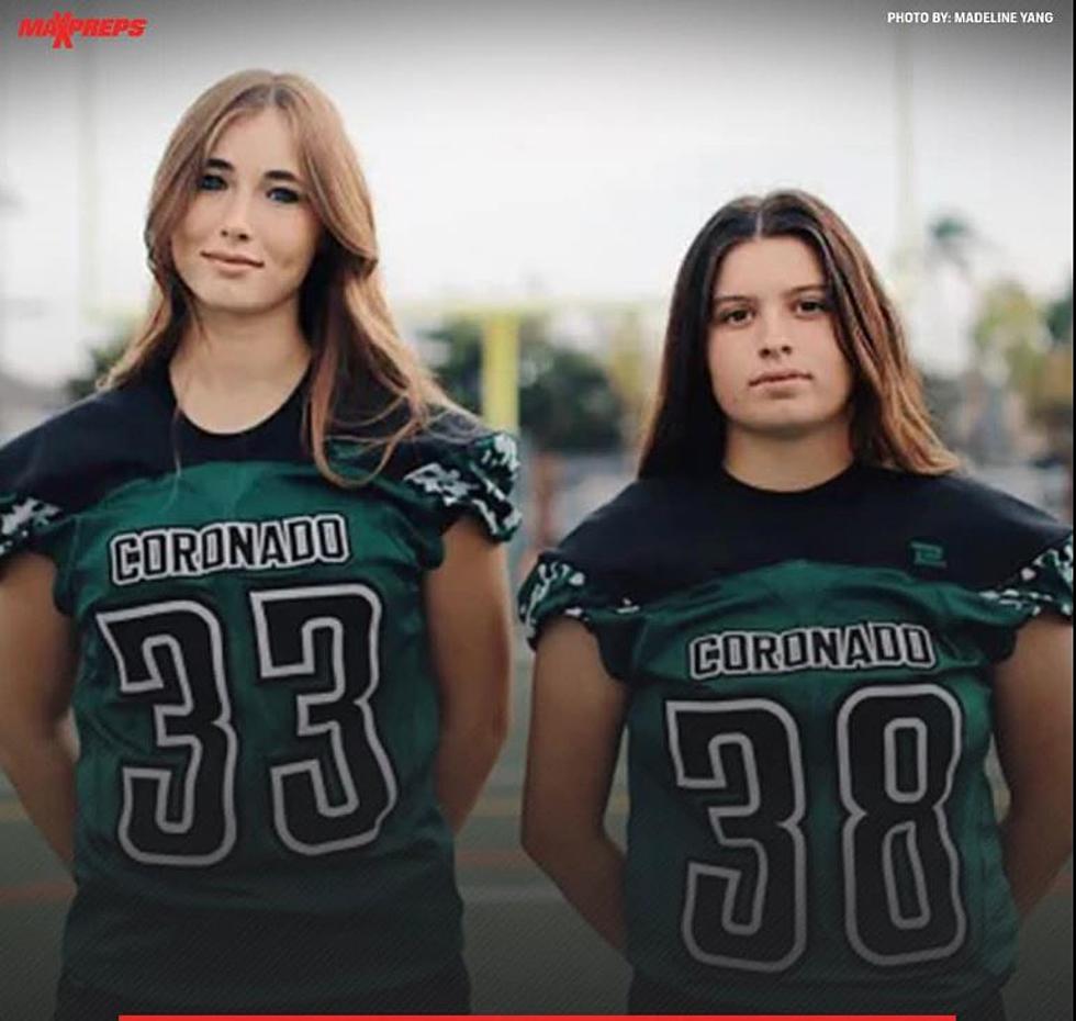 2 Female Players Score as Coronado Defeats Mar Vista in California High School Football Game
