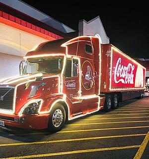 6 Stops for Coca-Cola Christmas Caravan and Santa’s Lighted Truck...