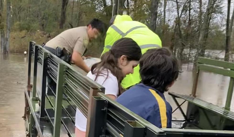 South Louisiana Family Rescued From St. Landry Parish Flood Waters