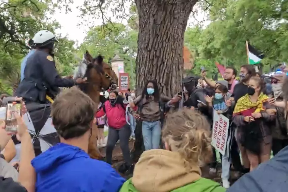 WATCH: Protesters Clash with Police on Louisiana College Campus