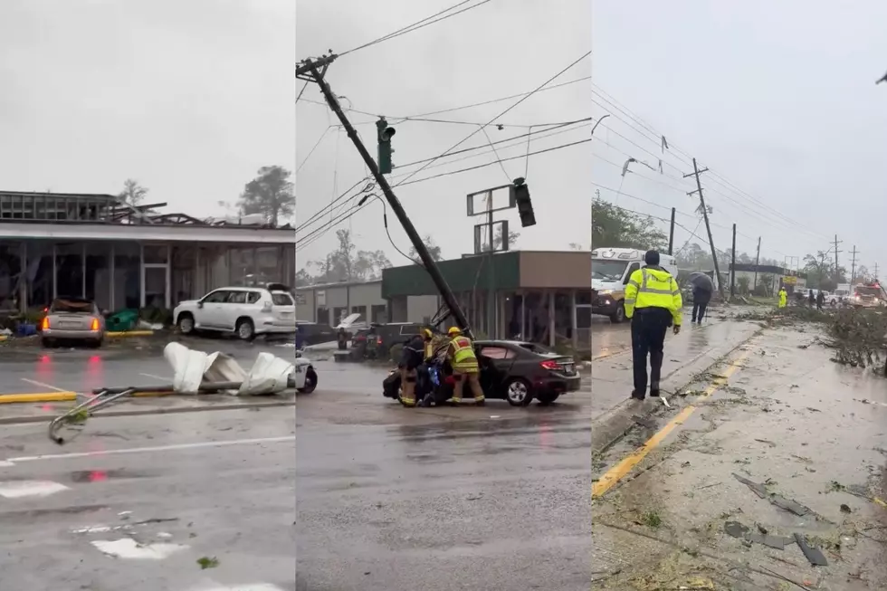 Possible Tornado Touches Down During Louisiana Storms, Multiple Businesses Take Direct Hit