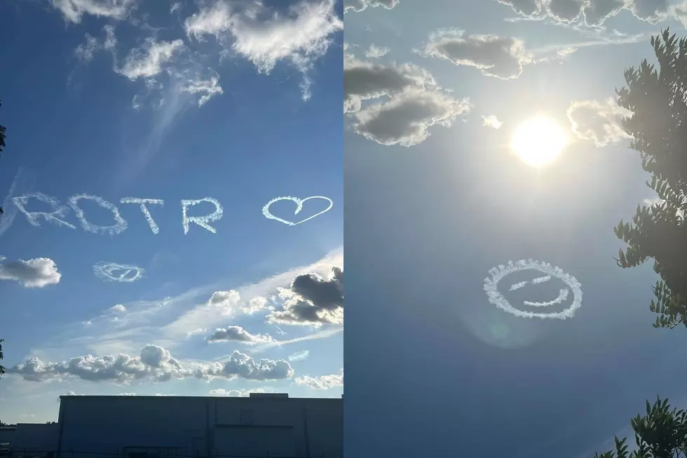 Mysterious Skywriting Excites Lafayette Residents Ahead of Rockin’ On The Runway Event
