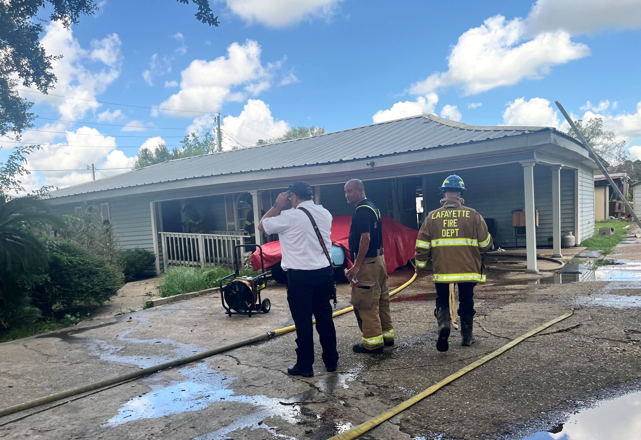 Lafayette Family Displaced After Fire Damages Home on Tolson Road