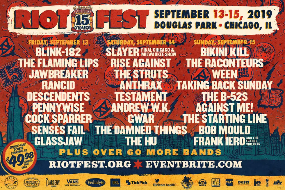 $49 for Slayer, Anthrax, Testament at Riot Fest (Plus More)