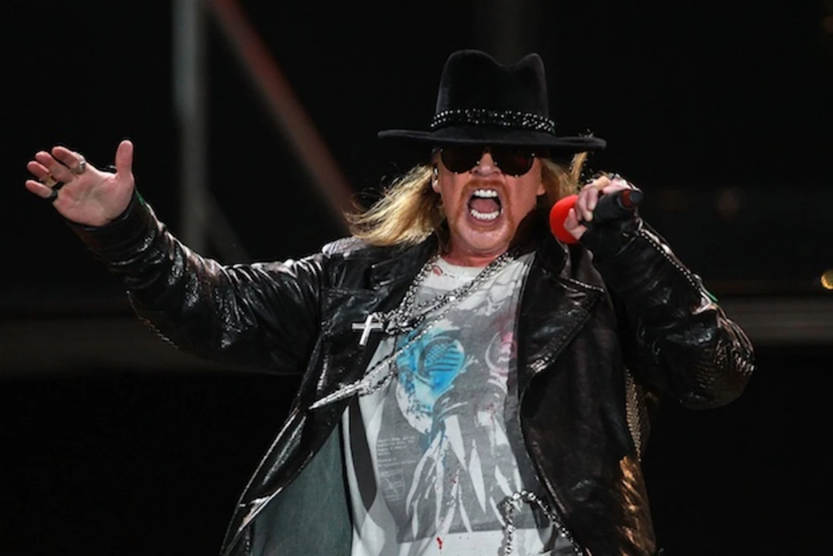 Axl Rose Presented With Key to West Valley City at Guns N' Roses' Utah  Concert
