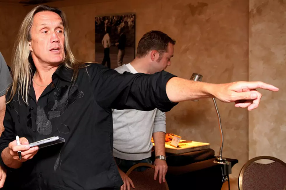 Iron Maiden Drummer Nicko McBrain Rocks Out at Rock N Roll Ribs Restaurant