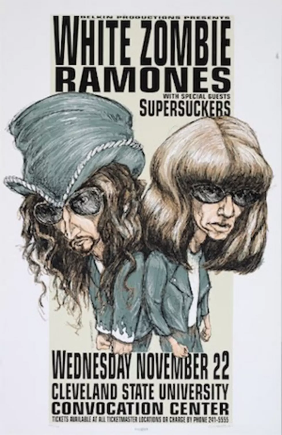 White Zombie + Ramones Captivating Tour Posters