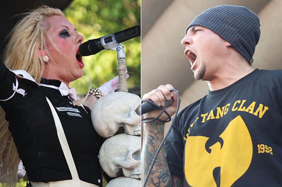 In This Moment&#8217;s Maria Brink And P.O.D.&#8217;s Sonny Sandoval Offer Scoop On ShipRocked 2012