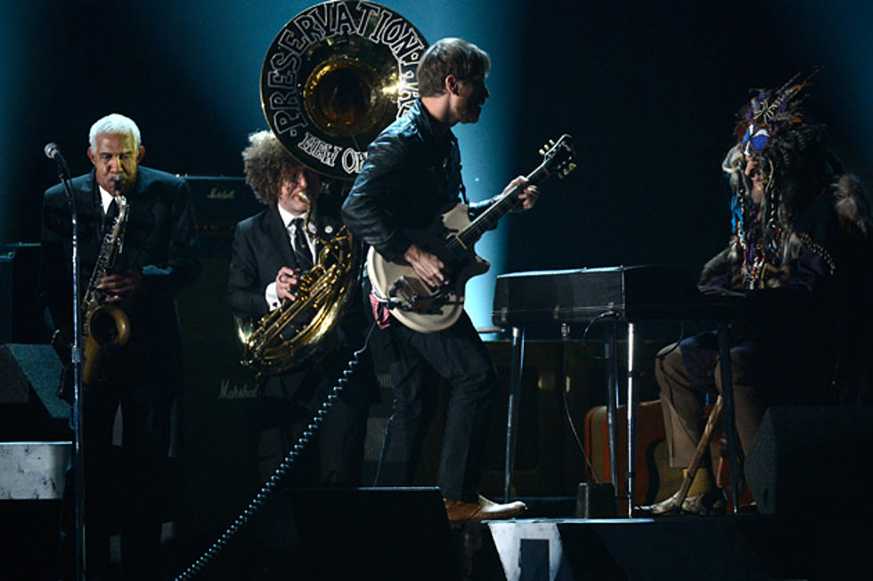 Black Keys Perform With Dr. John + Preservation Hall Jazz Band at 2013 Grammy Awards