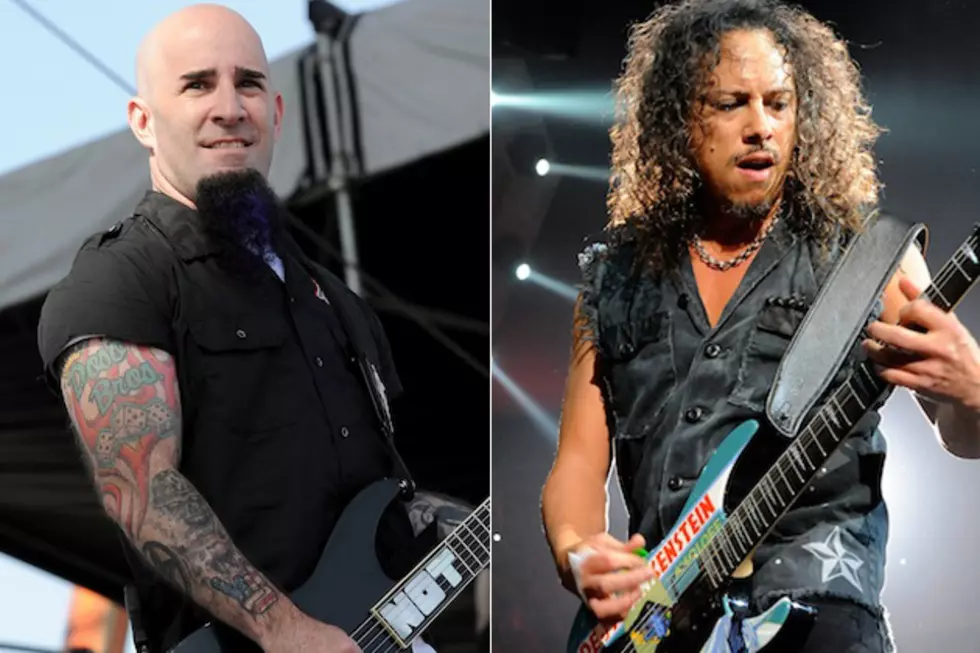 Anthrax Perform AC/DC&#8217;s &#8216;T.N.T.&#8217; Live With Metallica Guitarist Kirk Hammett