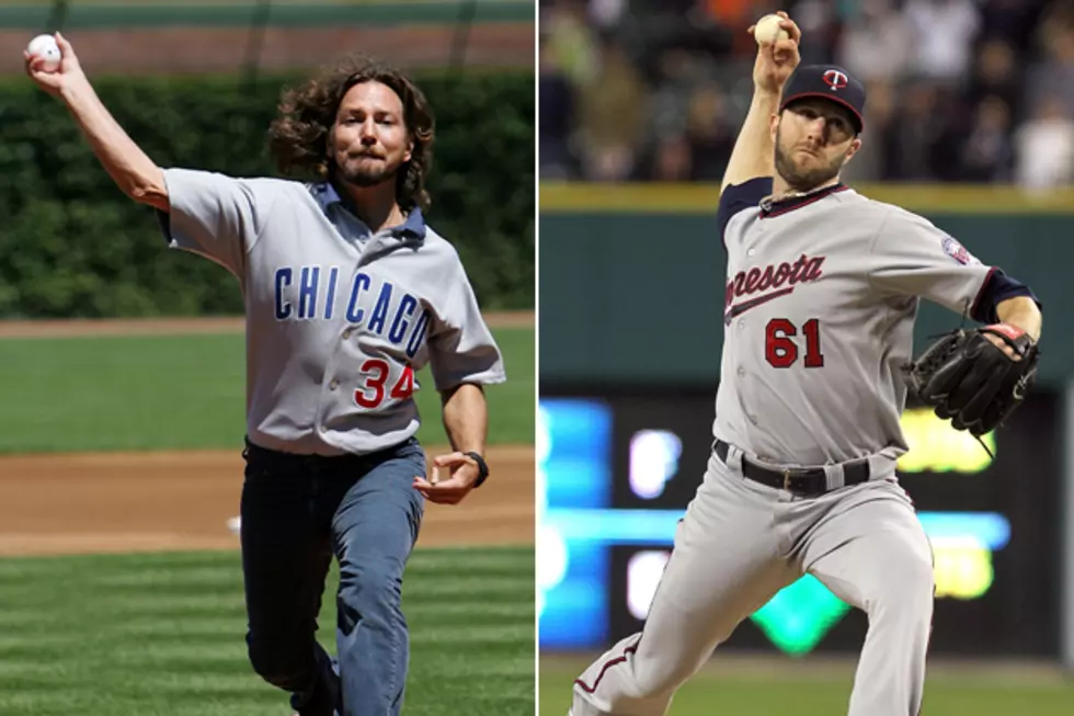 Pearl Jam’s Eddie Vedder Rocks Out With Minnesota Twins Pitcher Jared Burton