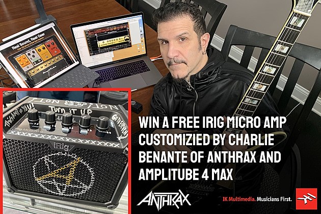 Win Anthrax&#8217;s Charlie Benante&#8217;s Customized iRig Micro Amp + Amplitube 4 Max by IK Multimedia