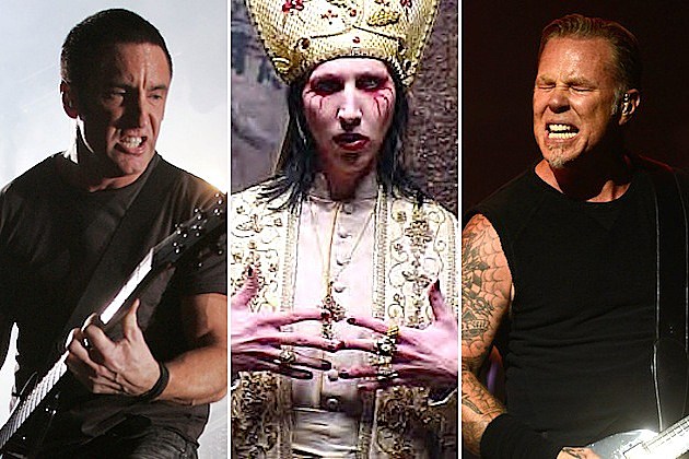Trent Reznor Marilyn Manson James Hetfield