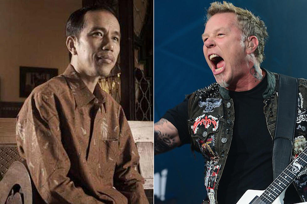 Jakarta Governor Joko Widodo Expresses Love for Metallica, Led Zeppelin + Napalm Death