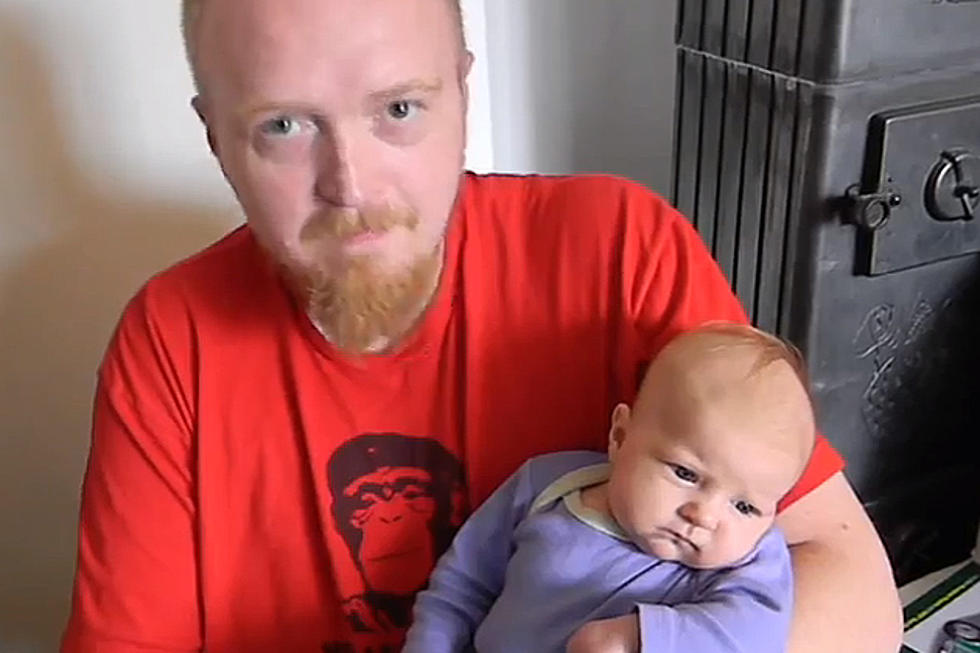 Dad Soothes Crying Baby With Black Metal Band Satyricon – Best of YouTube