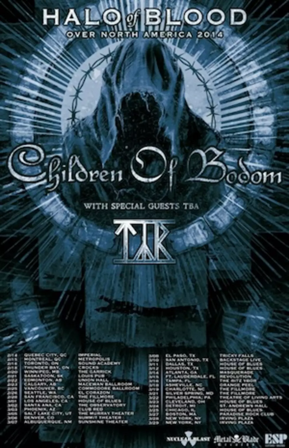 Children of Bodom Announce 2014 North American Tour With Týr