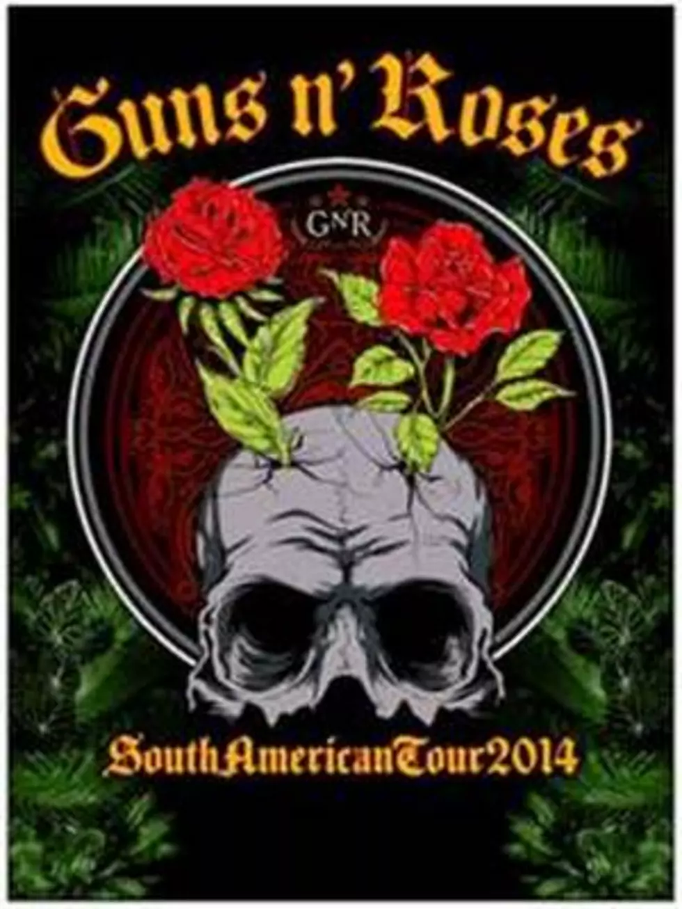 Guns N&#8217; Roses Book 2014 South American Tour