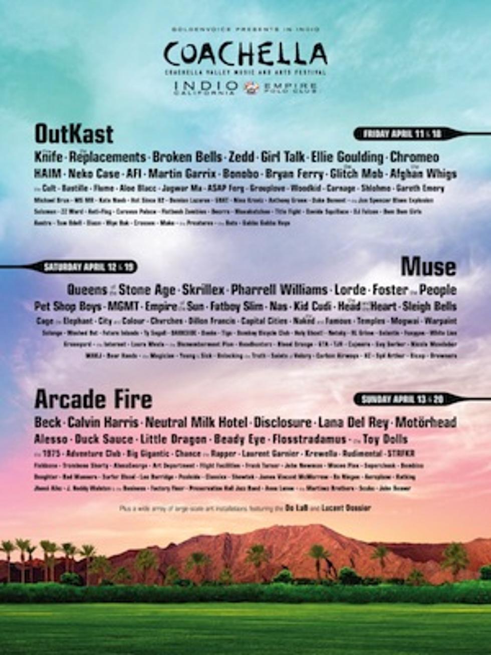 Coachella 2014 Lineup Features Motorhead, AFI, Queens of the Stone Age + More