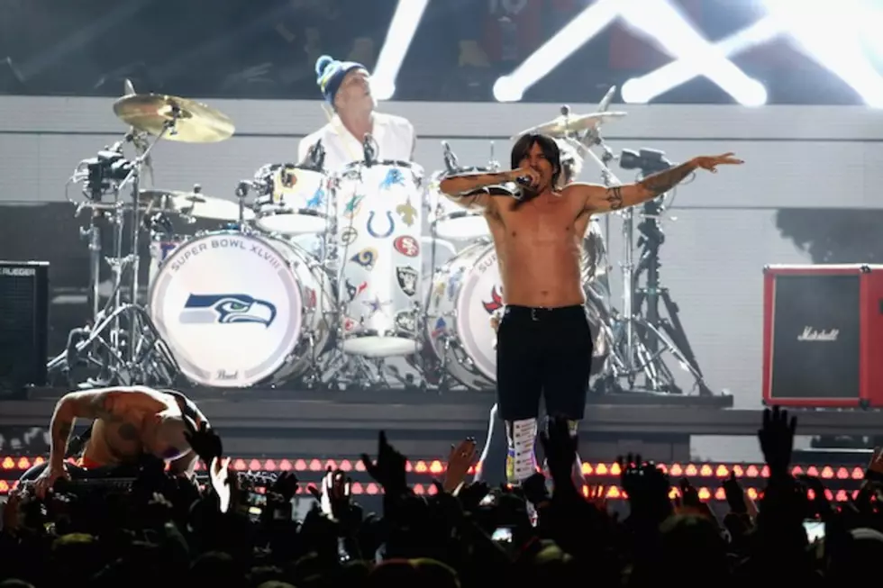 Red Hot Chili Peppers Auction Off Super Bowl Halftime Show Drum Kit + Sticks for Charity
